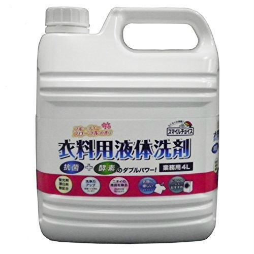 Гель для стирки Mitsuei (с ферментами, фруктово-цветочный аромат) 4 л.