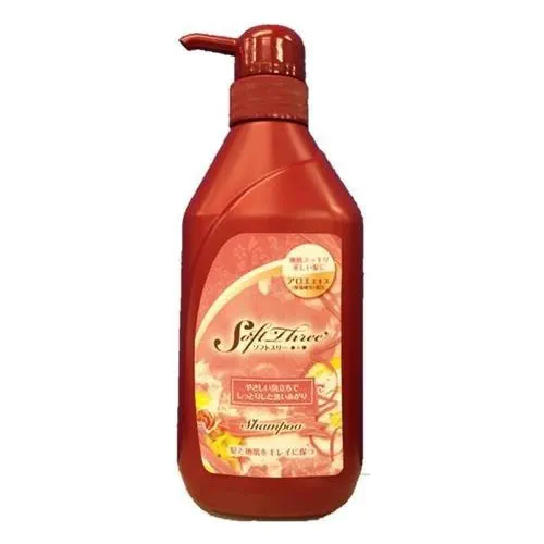 Шампунь MITSUEI Soft Three с маслом авокадо, ромашкой и экстрактом алоэ (смягчающий, увлажняющий) 550 мл.