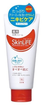 Профилактическая КРЕМ-пенка для умывания проблемной кожи лица COW, склонной к акне Skin Life (туба) 130 гр.