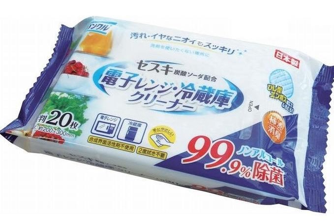 Влажные салфетки L-D для микроволновых печей и холодильников 20 шт.