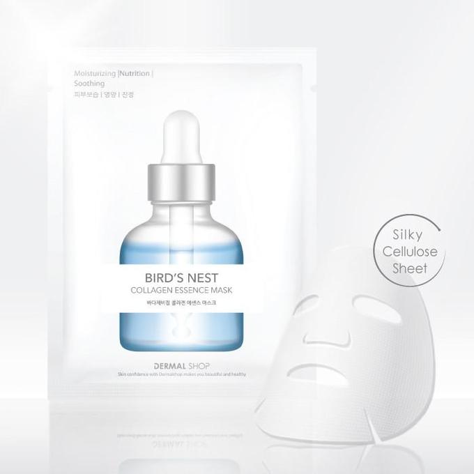 Инновационная коллагеновая маска для лица DERMO SHOP с экстрактом птичьих гнезд, 25 гр.