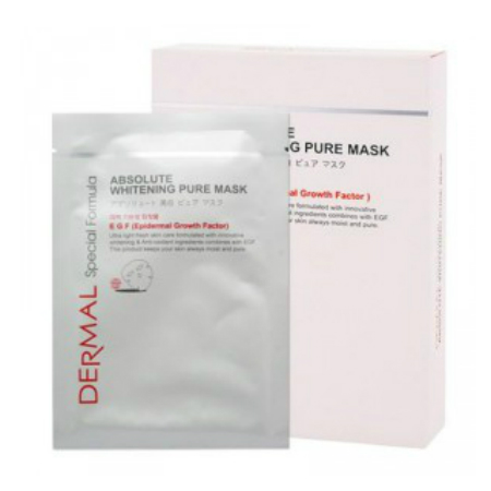 Маска для лица DERMAL выравнивающая тон кожи с эпидермальным фактором роста EGF, 30 гр.