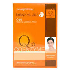 Премиум коллагеновая маска DERMAL двойного действия с профессиональной концентрацией коэнзима Q10 28 гр.