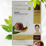 Премиум коллагеновая маска DERMAL двойного действия со слизью улитки SNAIL 28 гр.