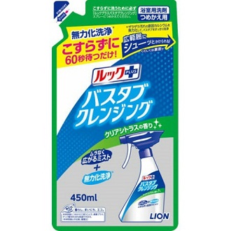 Чистящее средство LION для ванной комнаты Look Plus быстрого действия (с ароматом цитруса) запасной блок 450 мл