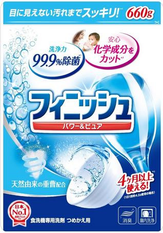 Порошок для посудомоечных машин Earth Chemical Finish Power&amp;Pure 800 гр.