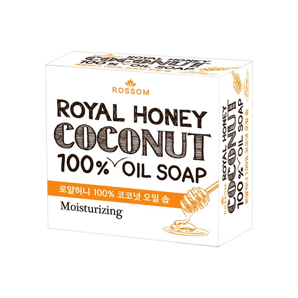 Мыло туалетное твердое Mukunghwa из 100% масла кокоса с маточным молочком, мёдом и прополисом 100 гр.