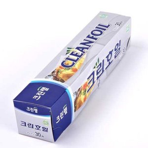 Алюминиевая фольга CLEANNWRAP (с отрывным краем-зубцами) 25 см. * 30 м., 1 шт