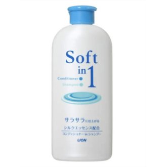 Шампунь с кондиционером LION Смягчение с фруктово-цитрусовым ароматом Soft in 1 (флакон с крышкой) 200 мл