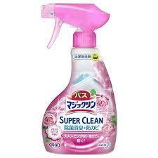 Пенящееся моющее средство для ванной комнаты KAO Magiclean Super Clean с ароматом роз, спрей 380 мл