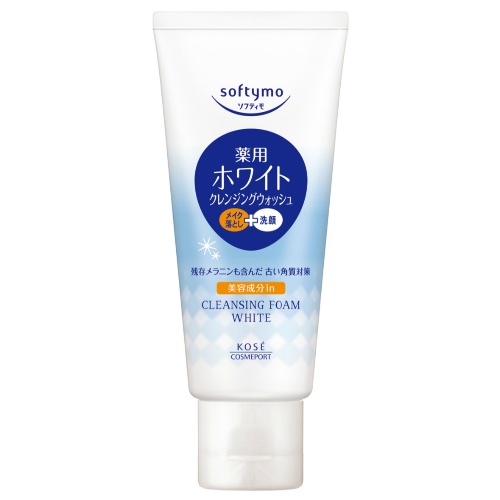 Пенка для умывания  KOSE COSMEPORT с ферментированным соевым молоком и витамином С Softymo White, туба 60 г
