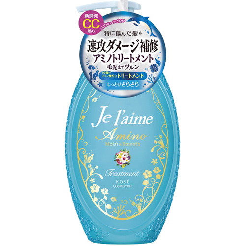 Тритмент для поврежденных волос с аминокислотами Гладкость и увлажнение KOSE COSMEPORT, 500 мл