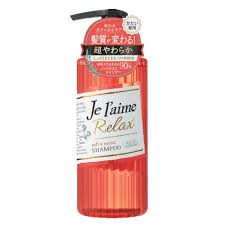 Шампунь для жестких волос Мягкость и увлажнение KOSE COSMEPORT Je l'aime Relax, фруктово-цветочный аромат, диспенсер 500 мл
