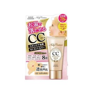 Минеральный СС-крем KOSE COSMEPORT Nudy Couture, SPF 40, натуральный бежевый, туба 30 г