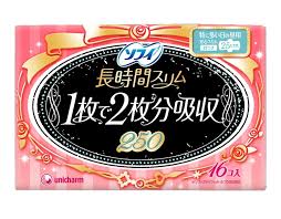 Тонкие супервпитывающие гигиенические прокладки UNICHARM Sofy Super 25 см, с крылышками, пачка 16 шт.