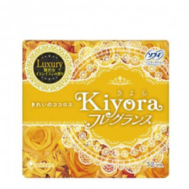 Ежедневные гигиенические прокладки с изысканным ароматом иланг-иланга UNICHARM Sofy Kiyora Luxury, пачка 72 шт.