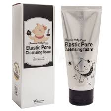 Пенка для умывания ELIZAVECCA milky piggy с древесным углем двойного действия 120 мл