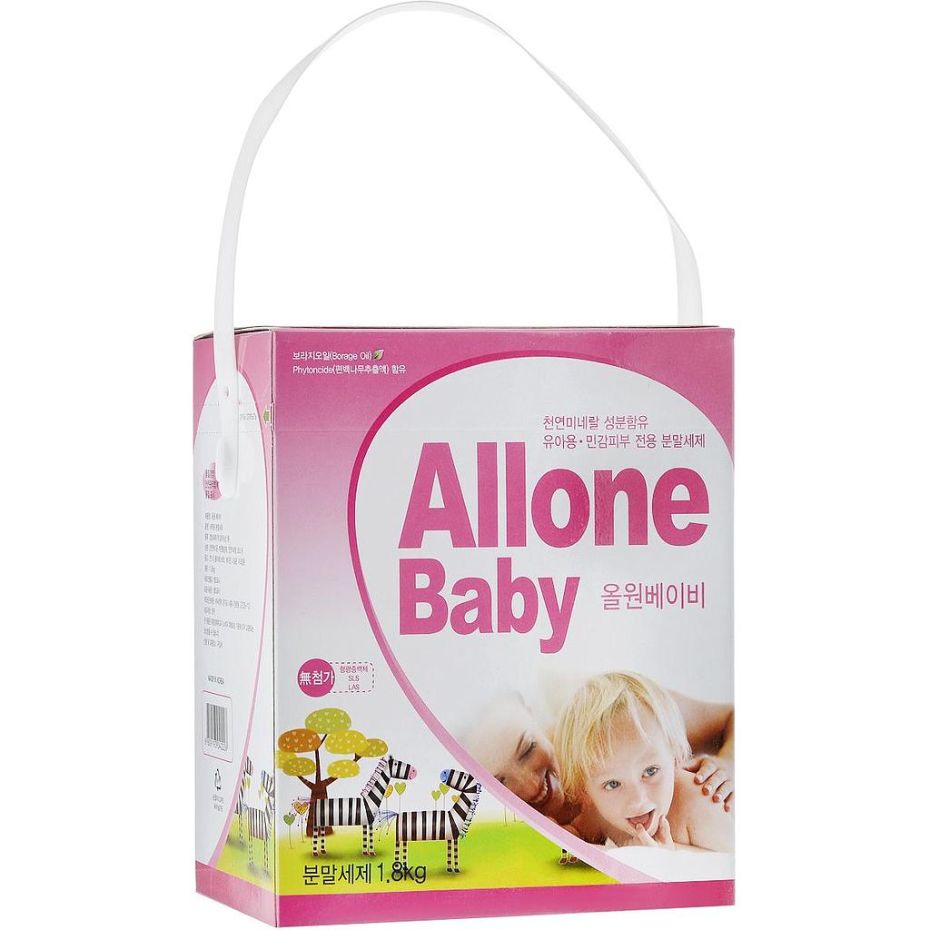 Концентрированный стиральный порошок C&amp;E ALLONE для детского белья 1,8 кг