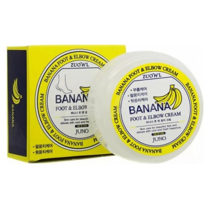 Крем для ног и локтей JUNO Zuowl для всех типов кожи (Банан) 100 г