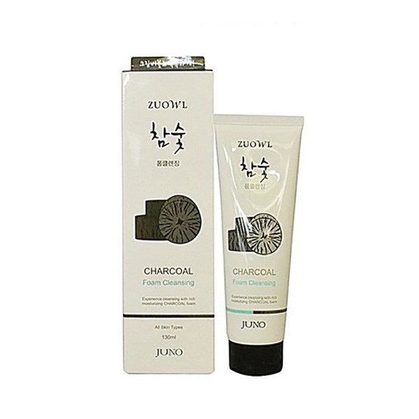 Очищающая пенка для умывания JUNO Zuowl Charcoal Foam Cleansing  Уголь 130 мл