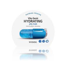 Интенсивно увлажняющая витаминная тканевая маска BANOBAGI Vita из 100% хлопка  на основе липосомного желе, 30 мл