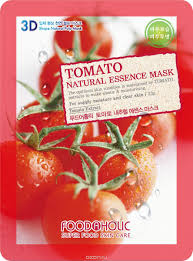 FOODAHOLIC TOMATO NATURAL ESSENCE MASK  Тканевая 3D маска с натуральным экстрактом томата 23 гр