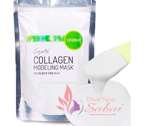 Премиальная моделирующая альгинатная маска для лица  LINDSAY  Premium с Коллагеном  (лифтинг-эффект и увлажнение) 240 г 