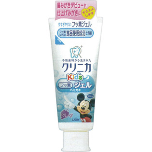 Детская зубная паста укрепляющая Lion Clinica Kid's gel (гелевая, со вкусом винограда), 60 г