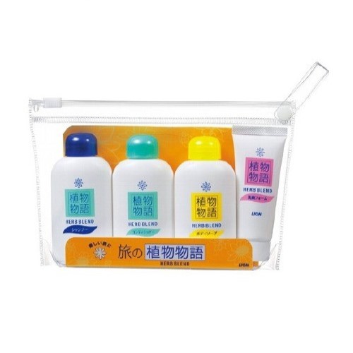 Дорожный мини набор LION Herb Blend 3 шт. х 30 мл + 1 шт. х 15 мл, 4 флакона