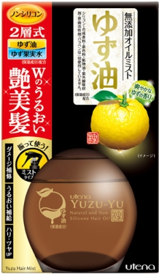 Спрей на основе масел цитрусовых Utena Yuzu-yu для увлажнения и питания волос 180 мл