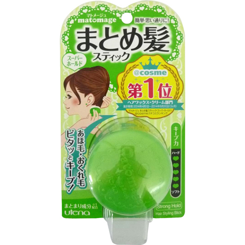 Воск для укладки волос Utena Matomage с маслом камелии и витамином E (сильной фиксации) 13 гр