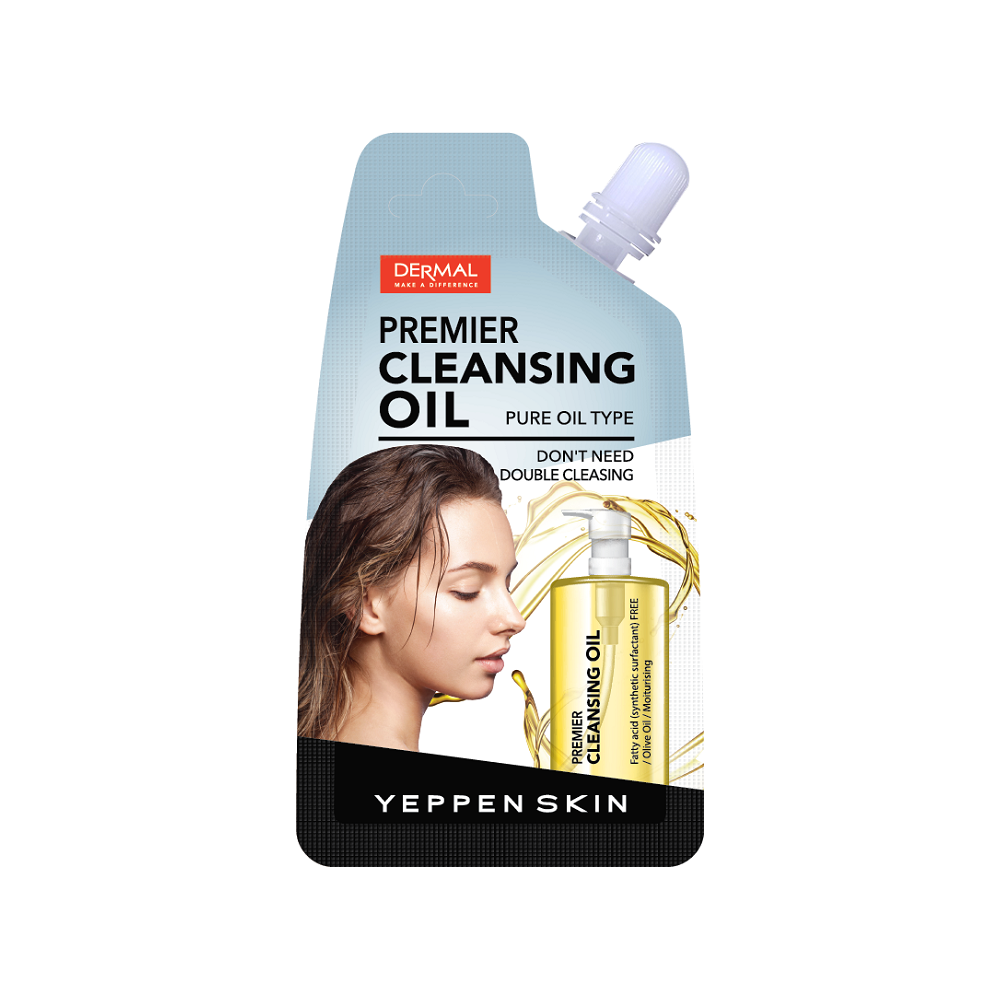 Натуральное масло для удаления макияжа YEPPEN SKIN с маслами оливы, макадамии, чайного дерева и экстрактом жожоба 15 г
