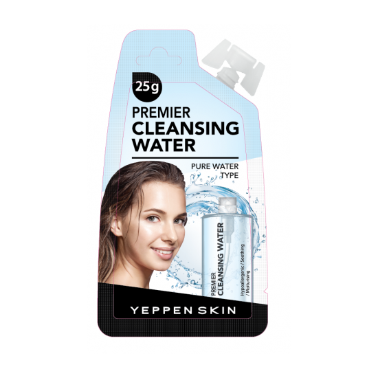 Вода для снятия макияжа и очищения кожи лица YEPPEN SKIN с экстрактами Алоэ Вера и чайного дерева 25 г