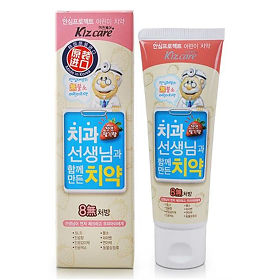 Детская зубная паста MUKUNGHWA Kizcare (со вкусом клубники с рождения) 80 гр.