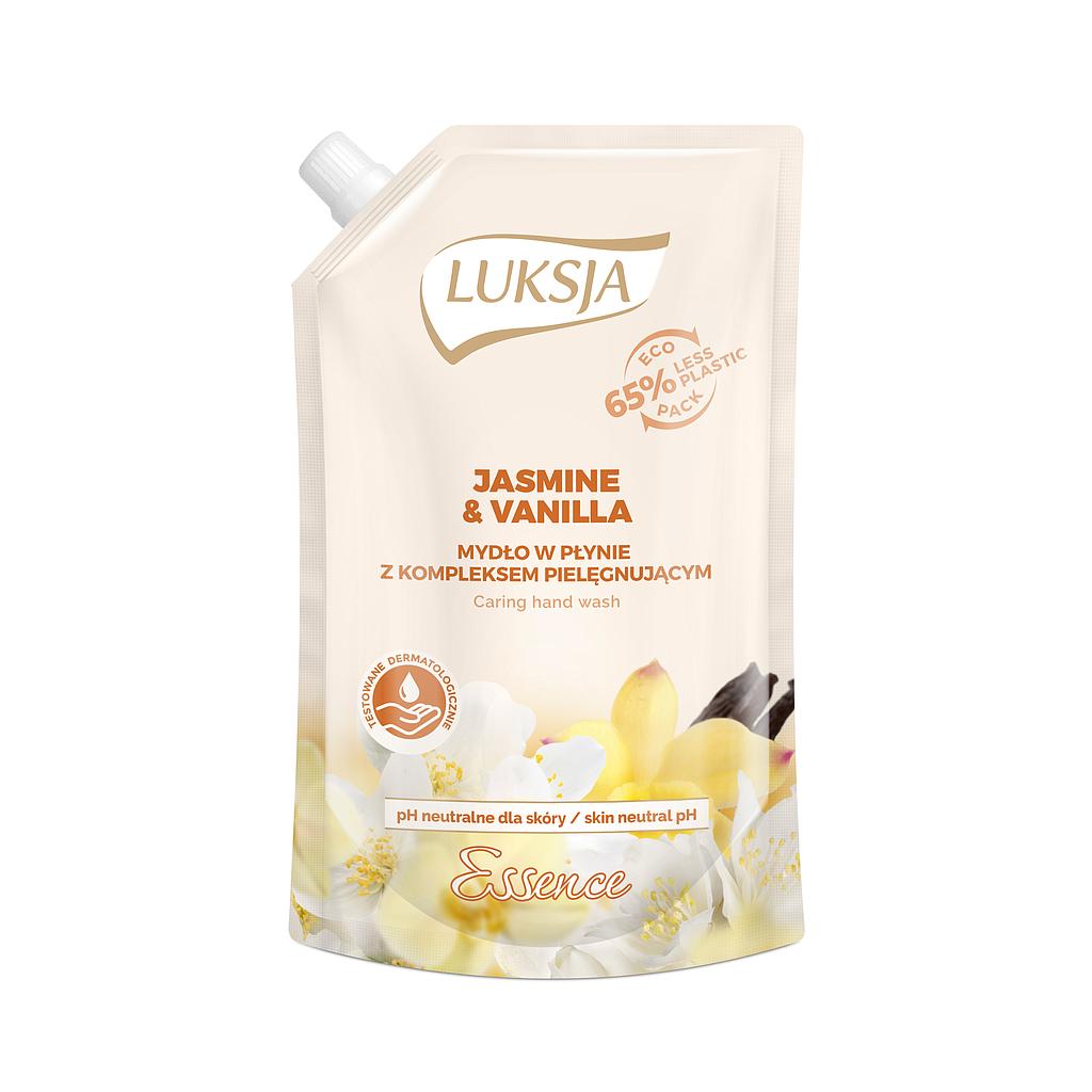 Мыло жидкое наполнитель LUKSJA Essence жасмин и ваниль (наполнитель), 900 мл