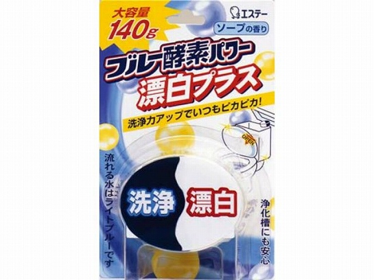 Очищающие и ароматизирующие таблеки для бачка унитаза ST (с ароматом мыла, окрашивают воду в голубой цвет , отбеливают) 140 гр.