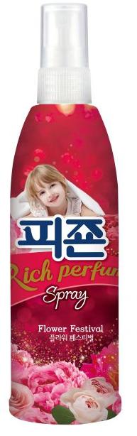 Кондиционер-спрей для белья PIGEON  Rich Perfume Spray (Фестиваль цветов) 80 мл 