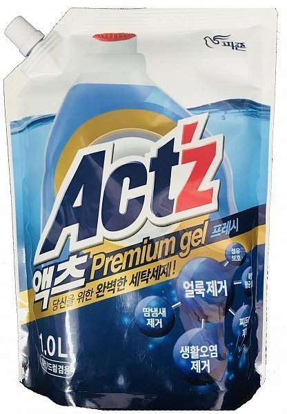 Гель для стирки PIGEON Act’z Premium Gel, аромат мяты, запасной блок, 1 л