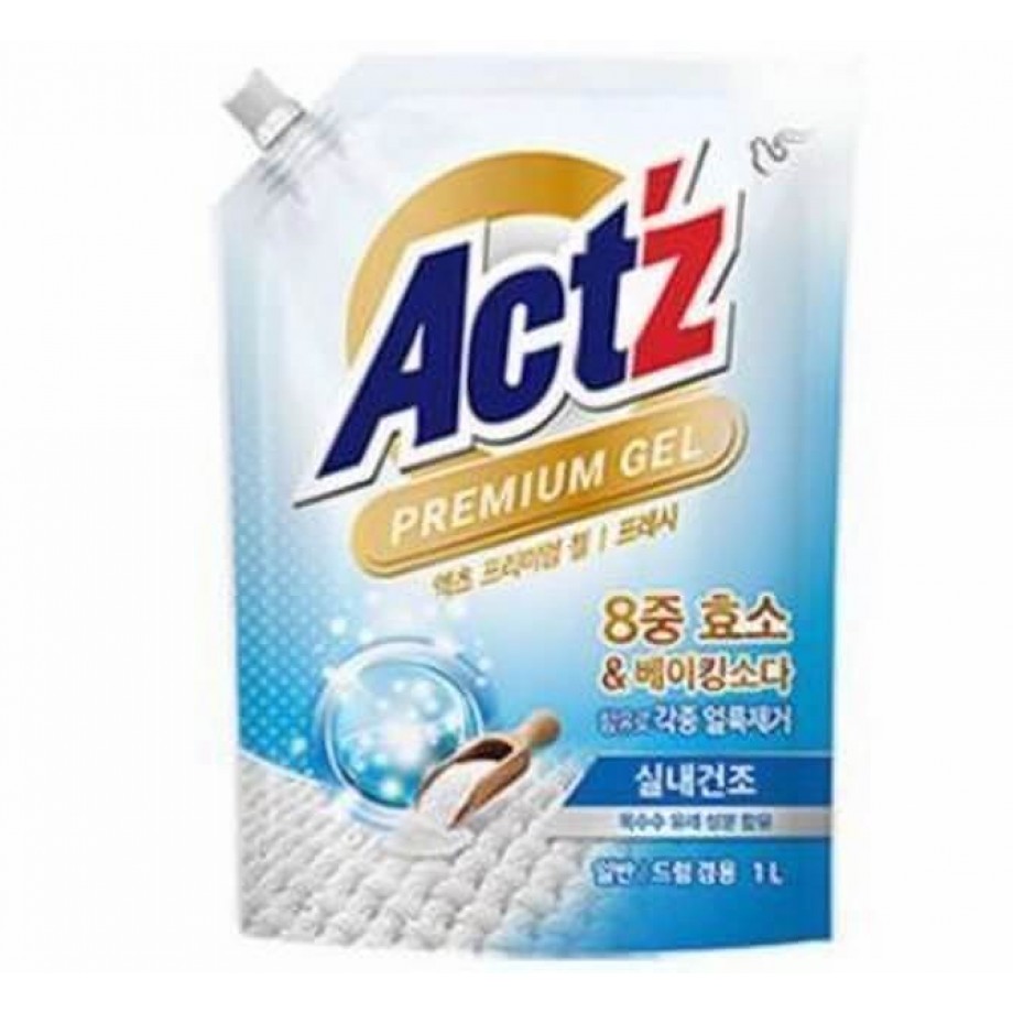 Гель для стирки  PIGEON Act’z Premium Gel, аромат мяты, запасной блок, 1 л