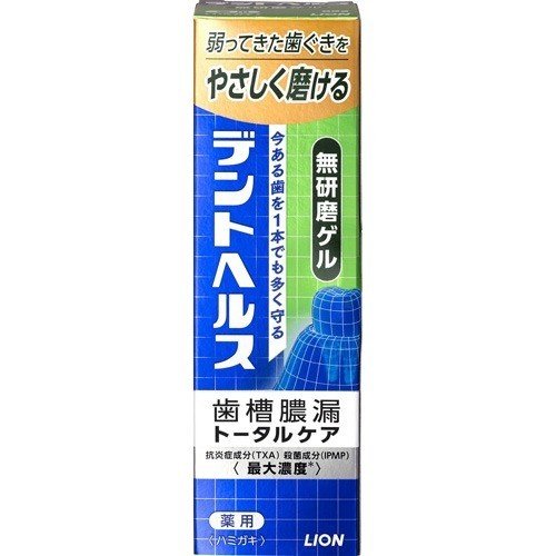 Гелевая зубная паста LION для профилактики опущения, кровоточивости десен и неприятного запаха изо рта 85 г