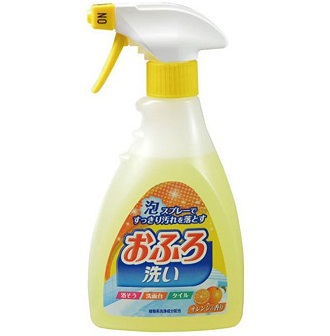 Чистящая спрей-пена для ванны NIHON Foam spray Bathing wash (с антибактериальным эффектом и апельсиновым маслом) 400 мл