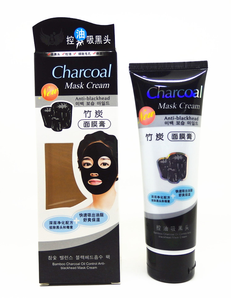 Маска-пленка Bamboo Charcoal  Oil Control Anti-blackheard Mack Cream, 130 гр.