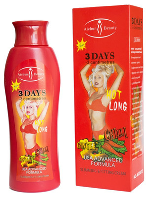 Крем Антицеллюлитный TAIYAN с экстрактом Перца Чили и Имбиря, 200 мл.