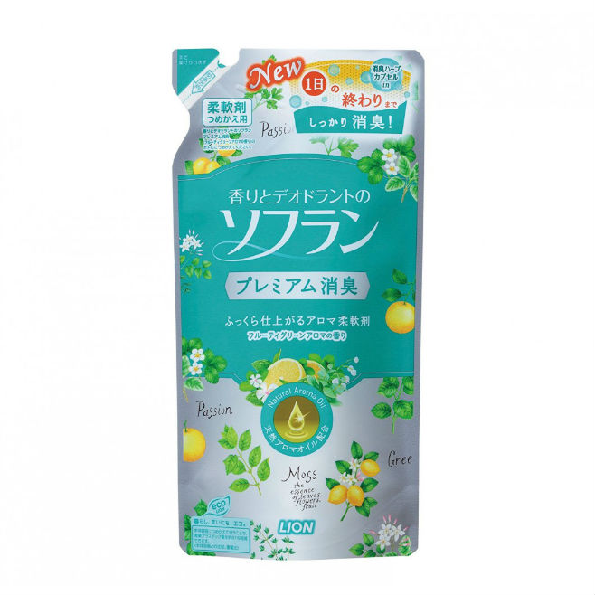 Кондиционер для белья LION натуральный фруктовый аромат, 450 мл