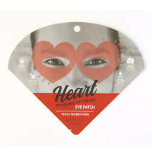 Патчи для глаз AUBE Heart ppyoung, гидрогель, medius, 1 шт.