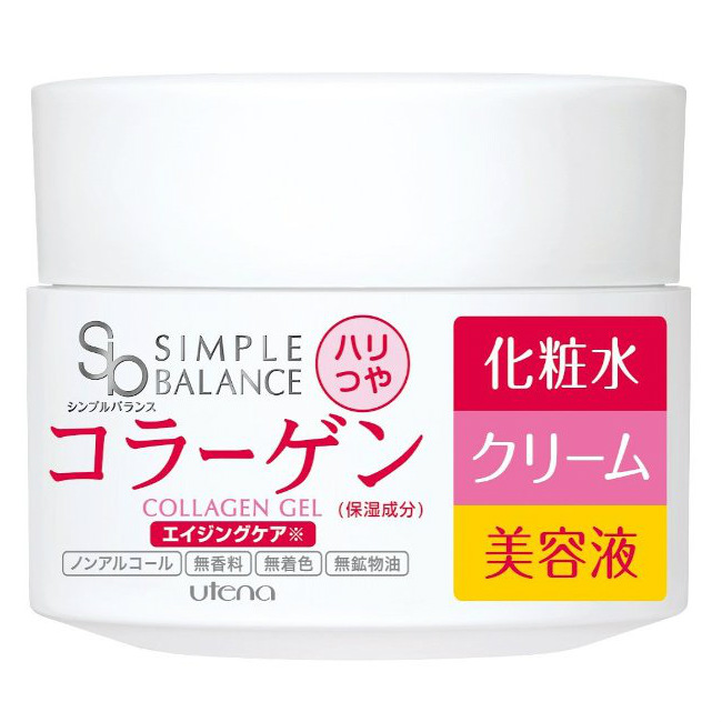 Комплексный гель UTENA Simple Balance для утреннего ухода 3в1 (лосьон+крем+сыворотка) с коллагеном (подтягивающий) 100 гр.