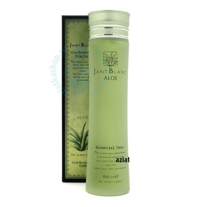 Легкая увлажняющая эмульсия для ухода за кожей лица JANT BLANC с экстрактом алое вера для всех типов кожи, 150 мл