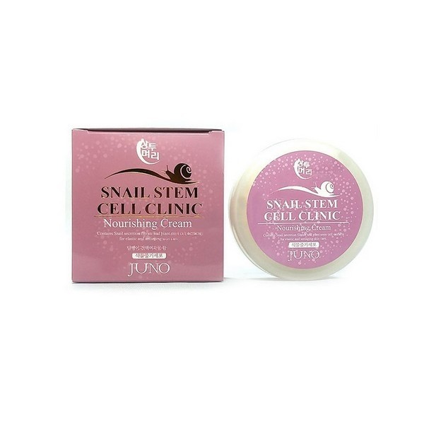 Питательный крем для лица JUNO Sangtumeori  со стволовыми клетками с улиточным муцином для всех типов кожи 115 г