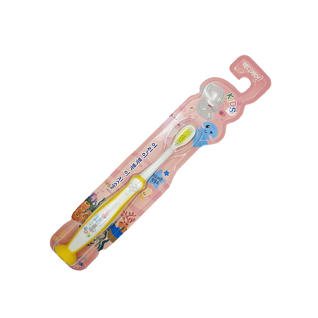 Зубная щетка MEDICARE BbokBboki Toothbrush с закругленными щетинками для детей с 3-х лет (мягкая) на присоске, 1 шт.