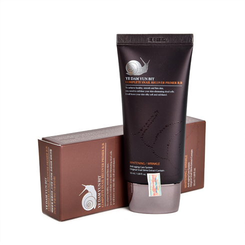 Антивозрастной восстанавливающий ВВ YEDAM YUN BIT праймер для лица с фильтратом муцина улитки, 50 мл